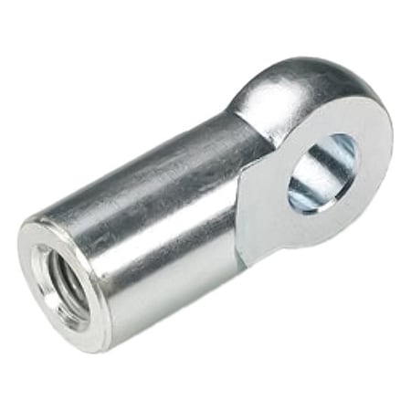 Rod Ends, Steel, Blue Passivated Zinc Plated, M8 Thrd Sz, 16 mm Thrd Lg MPN:752-8-M8