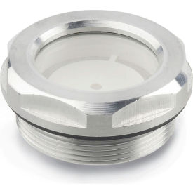 Aluminum Fluid Level Sight Glass w/ Reflector - G 1-1/4