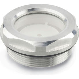 Aluminum Fluid Level Sight w/ ESG Glass w/ Reflector - G 1/2