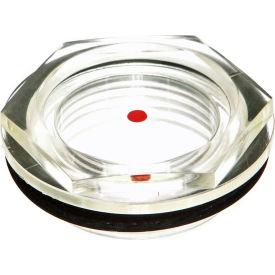 Plastic Fluid Level Sight Glass G 1-1/4