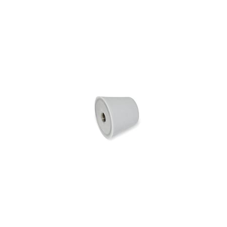 GN256-19-10X24-55-GR Conical Bmpr SS Silic. Rubber Gray, Tapped MPN:256-19-10X24-55-GR
