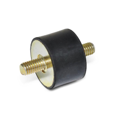 GN351.1-40-25-3/8X16-55 Rubber Bumper 2 Threaded Studs MPN:351.1-40-25-3/8-55
