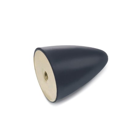 GN353.2-32-38-5/16X18-55 Rubber Bumper Cone Steel, Tapped MPN:353.2-32-38-5/16-55