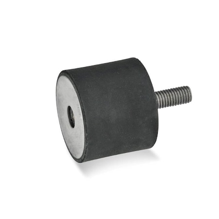GN451-15-10-M4-ES-55 Rubber Bmpr Stainless, Intrnl Thread & Thrd Stud MPN:451-15-10-M4-ES-55