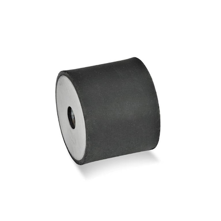 GN451-50-50-M10-EE-55 Rubber Bumper Stainless, Internal Threads MPN:451-50-50-M10-EE-55