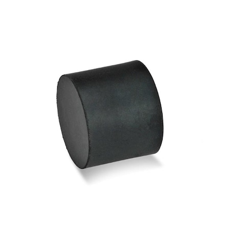 GN452-20-15-M6-E-55 Rubber Bumper Stainless, Tapped MPN:452-20-15-M6-E-55