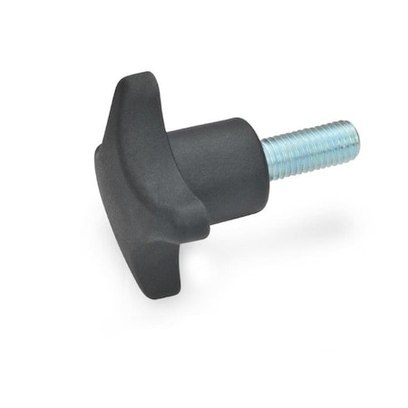 GN6335.4-ST-32-M6-25 Star Knob, Threaded Stud MPN:6335.4-ST-32-M6-25