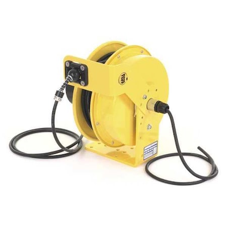 Cord Reel, Flying Lead, 16 AWG, Yellow Reel Color, 70 ft Length MPN:RTFA4L-WW-B16O