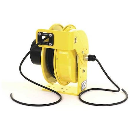 Cord Reel, Flying Lead, 16 AWG, Yellow Reel Color, 50 ft Length MPN:RTFD4S-WW-B16K