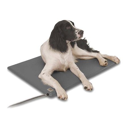Deluxe Lectro-Kennel Medium Gray 16.5