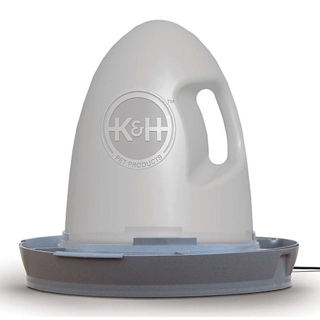 Poultry Waterer Heated 2.5 gallon Gray, 1 MPN:2061