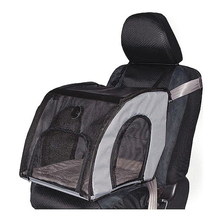 Pet Travel Safety Carrier Large Gray 29.5