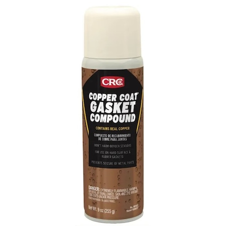 Permanent Metallic Gasket Compound, 9 oz., Copper, Aerosol MPN:401612