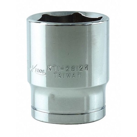 1/2 in Drive, 24mm Metric Socket, 6 Points, 1/2 in. Dr, 24mm Hex MPN:KTI-28124