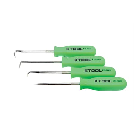 Mini Pick Set, Neon Green, 4 pcs. MPN:KTI-70075