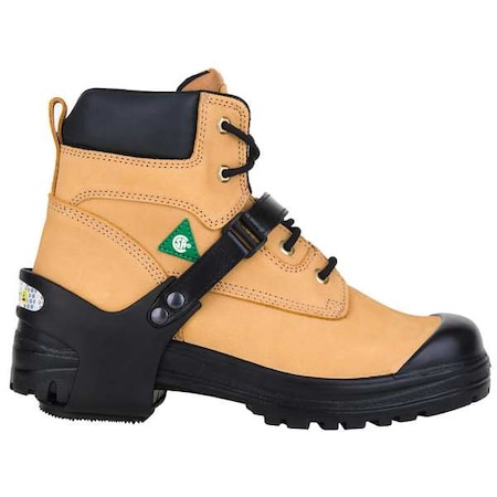 Heel Traction Aid, Heel Coverage, Strap-On, Steel, Stud, Fits Shoe Size 14+ MPN:V5770170-2XL