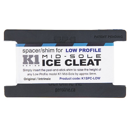 Ice Cleat Spacer, Mid-Sole Coverage, Strap-On, Tungsten Carbide, Fits Shoe Size Universal MPN:V7770270-O/S