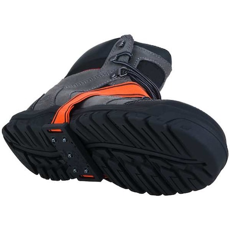 Traction Device, Mid-Sole Coverage, Strap-On, Tungsten Carbide, Stud, Fits Shoe Size Universal MPN:V9770250-O/S
