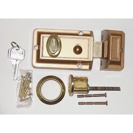 Auxiliary Lock, Night Latch, Bronz MPN:220-53-51