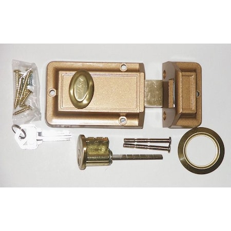 Auxiliary Lock, Jimmyproof, Bronze MPN:545-53-51