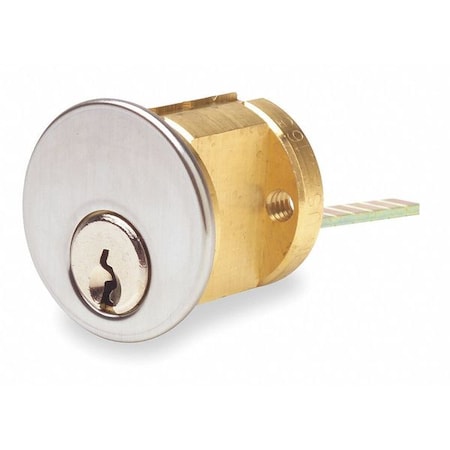 Lockset Cylinder, Satin Chrome, Keyway Type Schlage® C, 5 Pins MPN:7075SC10-26D-44634-#17