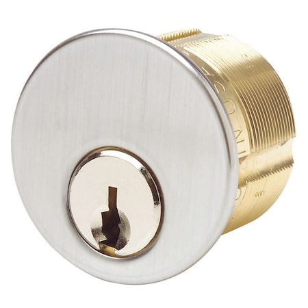 Lockset Cylinder, Satin Chrome, Keyway Type Schlage® C, 5 Pins MPN:7185SC1-26D-34532