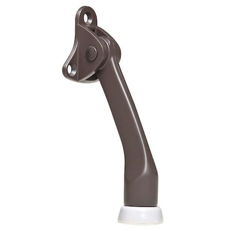 Lever Door Holder, Cast Zinc, Brown, 1-55/64