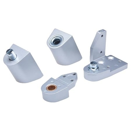 Pivot Hinge, Diecast Aluminum, Half Surface Mounting, 1 5/16 in Leaf W x 2 13/16 in Leaf H MPN:IL-OP-12-RH-AL SETS