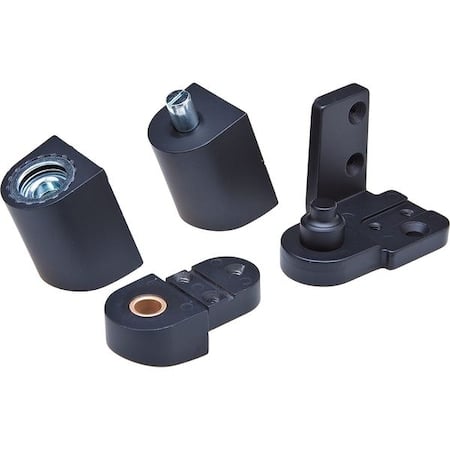Pivot Hinge, Diecast Aluminum, Half Surface Mounting, 1 7/16 in Leaf W x 2 11/16 in Leaf H MPN:IL-OP-13-LH-DU SETS