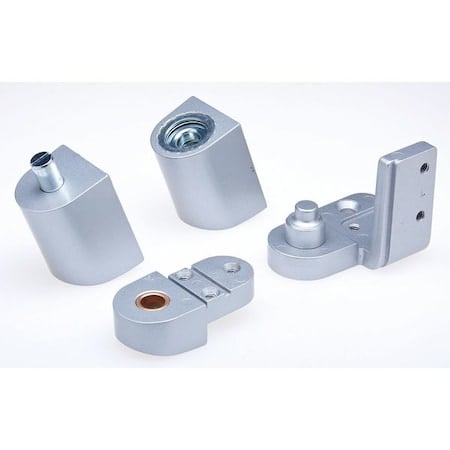Pivot Hinge, Diecast Aluminum, Half Surface Mounting, 1 7/16 in Leaf W x 2 11/16 in Leaf H MPN:IL-OP-13-RH-AL SETS