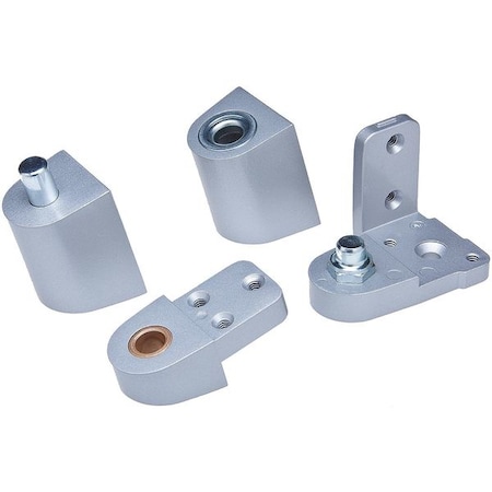 Pivot Hinge, Diecast Aluminum, Half Surface Mounting, 1 3/8 in Leaf W x 2 11/16 in Leaf H, Aluminum MPN:IL-OP-15-RH-AL SETS