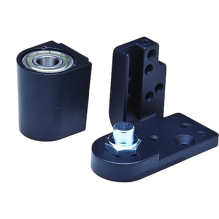 Pivot Hinge, Diecast Aluminum, Half Surface Mounting, 1 7/16 in Leaf W x 2 3/8 in Leaf H MPN:IL-OP-18-LH-DU BOTTOM SET