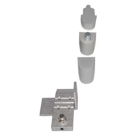 Pivot Hinge, Diecast Aluminum, Surface Mounting, 1 3/16 in Leaf H, Aluminum MPN:IL-OP-19-RH-AL SETS - ALDORA STYLE