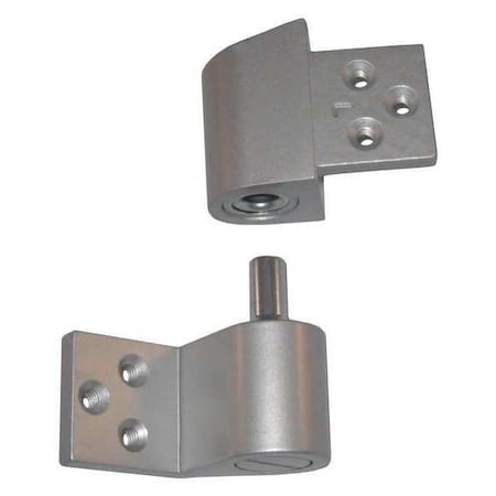 Pivot Hinge, Diecast Aluminum, Surface Mounting, 3/4 in Leaf H, Aluminum MPN:IP-22-LH-AL INTERMEDIATE PIVOT
