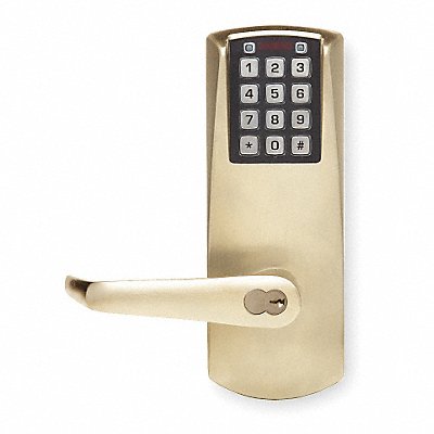 Electronic Lock Satin Brass 12 Button MPN:E2031BLL60641