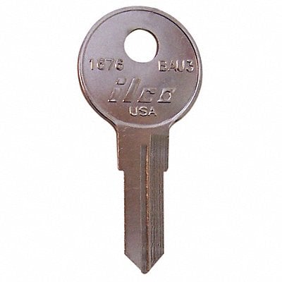 Key Blank Brass 1676-BAU3 PK10 MPN:1676-BAU3