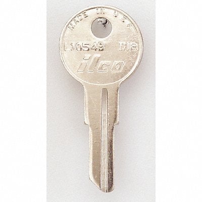 Key Blank Brass Type IN8 PK10 MPN:L1054B-IN8