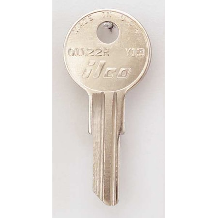 Key Blank, Brass, Type Y13, 5 Pin PK10 MPN:01122R-Y13