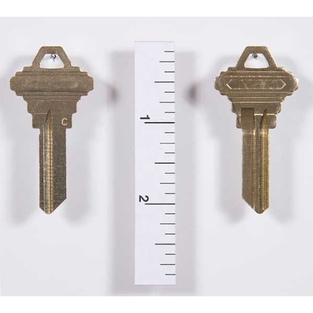 Key Blank, Pins 5, PK50 MPN:100-C-NS