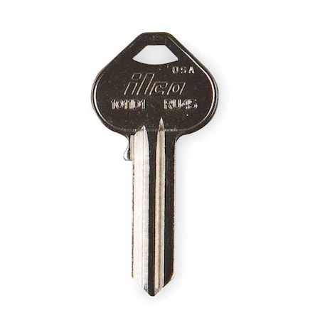 Key Blank, Brass, Russwin Lock, PK10 MPN:1011D1-RU45