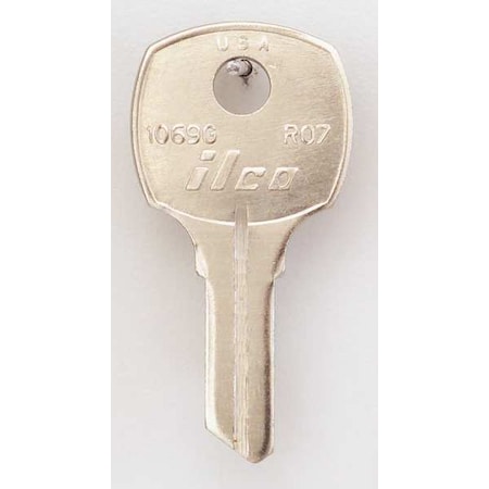 Key Blank, Brass, Type RO7, 4 Pin, PK10 MPN:1069G-RO7