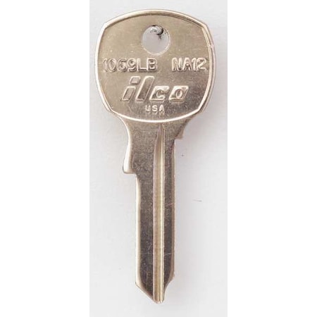 Key Blank, Brass, Type NA12, 5 Pin, PK10 MPN:1069LB-NA12