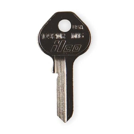 Key Blank, Brass, Master Padlock, PK10 MPN:1092NR-M16