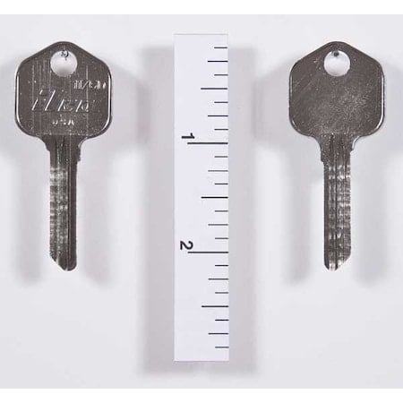 Key Blank, 1176-KW5, Brass, PK10 MPN:1176-KW5