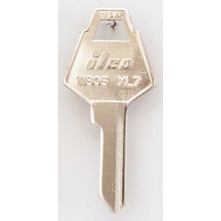 Key Blank, Brass, Type XL7, 5 Pin, PK10 MPN:1180S-XL7