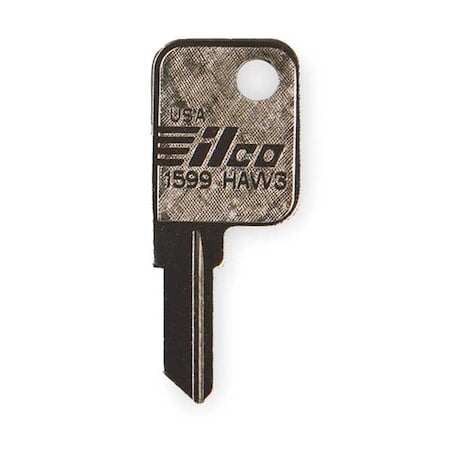 Key Blank, Brass, Hayworth Lock, PK10 MPN:1599-HAW3