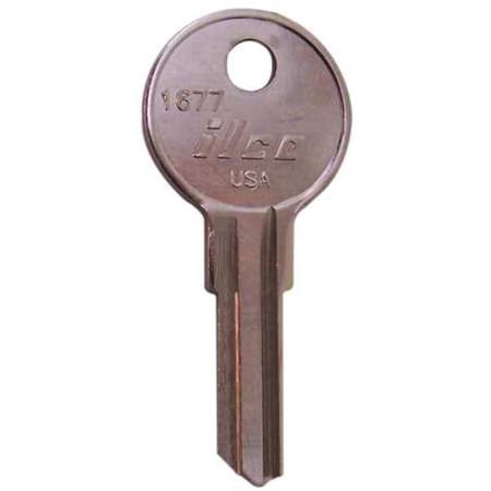Key Blank, Type 1677, 1677, Brass, PK10 MPN:1677