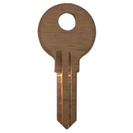 Key Blank, Type 1678, 1678, Brass, PK10 MPN:1678