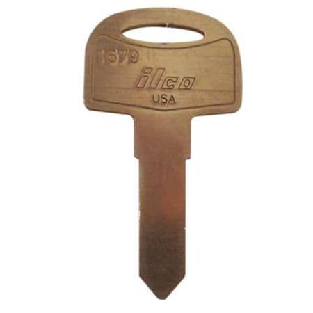 Key Blank, Type 1679, 1679, Brass, PK10 MPN:1679