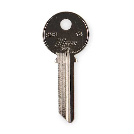 Key Blank, Brass, Yale Lock, PK10, Number of Pins: 6 MPN:998-Y4
